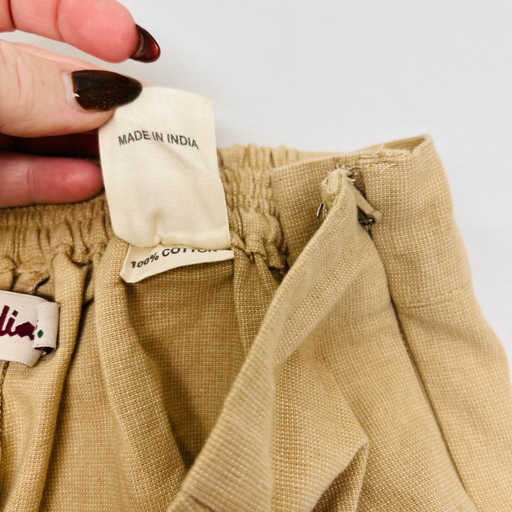 Fabindia Tan Ankle‎ Pants - Picture 6 of 6